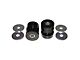 Front IRS Differential Bushing Kit; Black (99-04 Mustang)