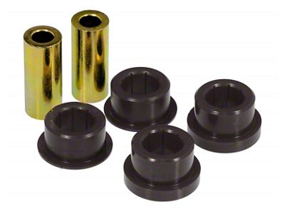 Front Lower Control Arm Bushing Kit; Black (05-14 Mustang)