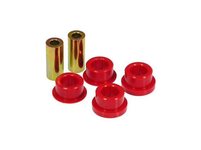 Front Lower Control Arm Bushing Kit; Red (05-14 Mustang)