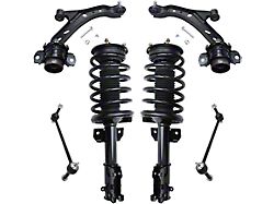 Front Lower Control Arms with Strut and Spring Assemblies and Sway Bar Links (05-09 Mustang GT, V6)