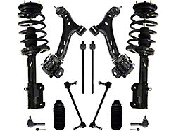 Front Lower Control Arms with Strut and Spring Assemblies, Sway Bar Links and Tie Rods (05-09 Mustang GT, V6)