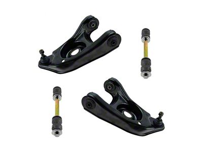 Front Lower Control Arms with Ball Joints and Sway Bar Links (94-04 Mustang)