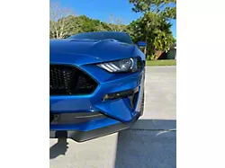 Front and Rear Lens Vinyl Tint Kit with Amber Corner Blackouts (18-23 Mustang GT, EcoBoost)