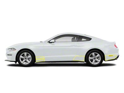 Front and Rear Quarter with Bottom Door Paint Protection Kit (15-23 Mustang)