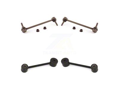 Front and Rear Suspension Stabilizer Bar Link Kit (05-14 Mustang w/ 18mm Rear Sway Bar)