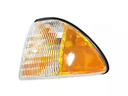 Front Side Marker Lamp Assembly; Driver Side (87-93 Mustang)