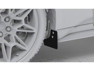 NYTOP Front Splash Guards; Dry Carbon Fiber (24-25 Mustang)