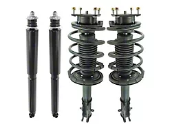 Front Strut and Spring Assemblies with Rear Shocks (11-14 Mustang GT, V6)