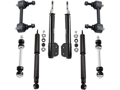 Front Strut and Rear Shock Kit with Sway Bar Links (94-04 Mustang V6; 03-04 Mustang Mach 1)