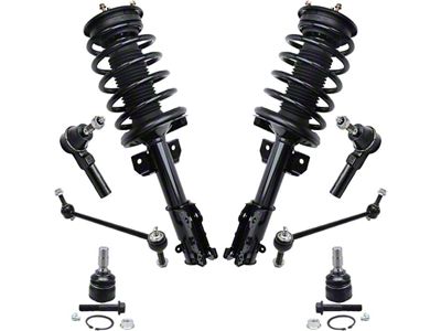 Front Strut and Spring Assemblies with Ball Joints, Sway Bar Links and Outer Tie Rods (05-08/02/09 Mustang GT, V6)