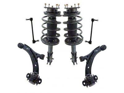 Front Strut and Spring Assemblies with Lower Control Arms (11-14 Mustang GT, V6)