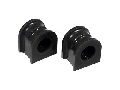 Front Sway Bar Bushing Kit; 1-1/8-Inch; Black (05-06 Mustang)