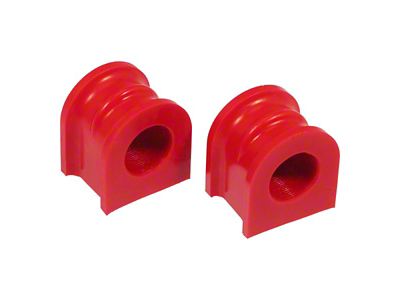 Front Sway Bar Bushing Kit; 1-1/8-Inch; Red (05-06 Mustang)