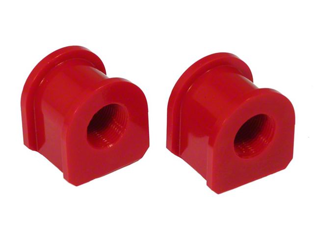 Front Sway Bar Bushing Kit; 1-Inch; Red (79-04 Mustang)