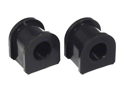 Front Sway Bar Bushing Kit; 25mm; Black (79-04 Mustang)