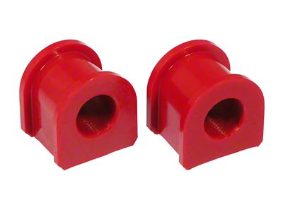 Front Sway Bar Bushing Kit; 25mm; Red (79-04 Mustang)