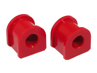 Front Sway Bar Bushing Kit; 7/8-Inch; Red (79-04 Mustang)