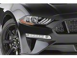 Front Turn Signal Covers; Clear (18-23 Mustang GT, EcoBoost)