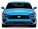 Front Turn Signal Covers; Smoked (18-23 Mustang GT, EcoBoost)