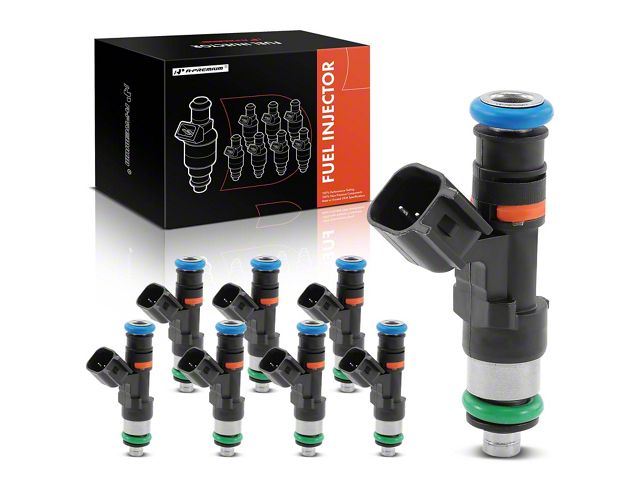 Fragcache Injector Mustang Fuel Injectors; Set of Eight (07-12 Mustang GT500) - Free Shipping