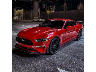 Full Aero Package; Dry Carbon Fiber Vinyl (18-23 Mustang GT)