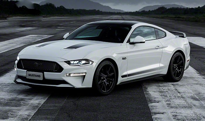 Mustang Full LED Headlights; Black Housing; Clear Lens (18-23 Mustang ...