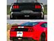 Full LED Tail Lights; Black Housing; Red Lens (15-23 Mustang)