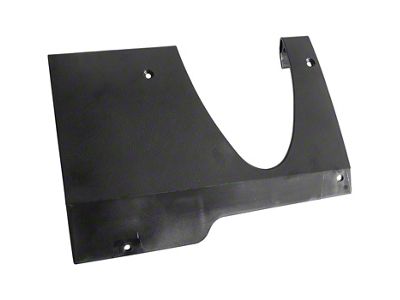 Fuse Panel Cover; Black (79-86 Mustang)