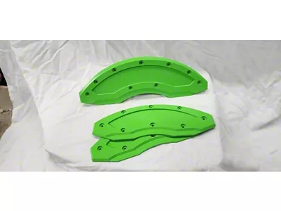 Gen III Brake Caliper Overlays; Racing Green; Front and Rear (05-14 Mustang w/ 18+ Inch Wheels)