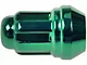 Green Acorn Nut Lock Set; 1/2-20 (79-14 Mustang)