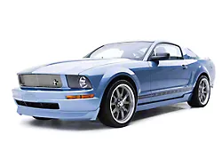 Ground Effects Kit with Dual Exhaust Cutout; Unpainted (05-09 Mustang V6)