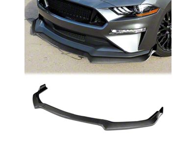 GT Style Chin Spoiler; Carbon Fiber Look (18-23 Mustang GT, EcoBoost)