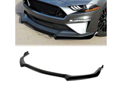 GT Style Chin Spoiler; Gloss Black (18-23 Mustang GT, EcoBoost)