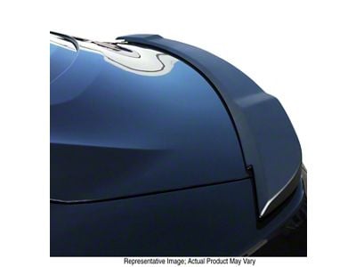GT Style Flush Mount Rear Deck Spoiler; Ingot Silver (15-23 Mustang Fastback)