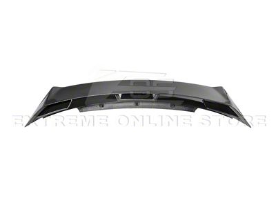 GT Style Rear Spoiler with Decklid Panel; Carbon Fiber (24-25 Mustang Fastback)