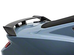 GT Style Rear Spoiler; Glossy Black (24-25 Mustang Fastback)