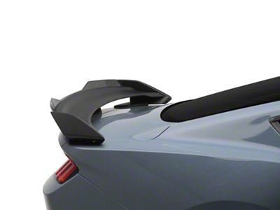 GT Style Rear Spoiler; Matte Black (24-25 Mustang Fastback)