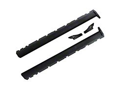 GT Style Side Skirts; Matte Black (13-14 Mustang)
