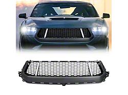American Modified GT Style Upper Grille with LED DRL and Turn Signals; Matte Black (24-25 Mustang GT, EcoBoost)