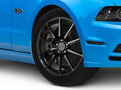 GT350 Style Gloss Black Wheel; 19x8.5; 30mm Offset (10-14 Mustang)