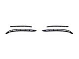GT350 Style Fenders; Primer Black (18-23 Mustang GT, EcoBoost)