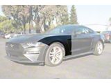 GT350 Style Fenders; Primer Black (18-23 Mustang GT, EcoBoost)
