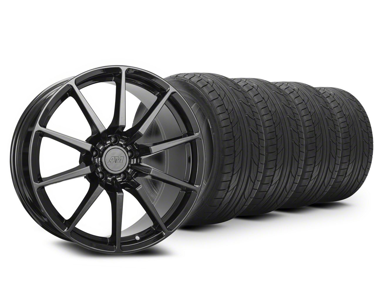 Mustang 20x8.5 MMD Axim Wheel & Atturo All-Season AZ850 Tire