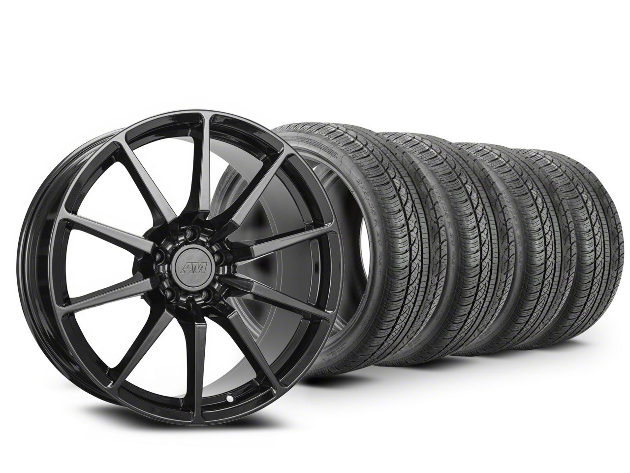 Mustang 19x8.5 GT350 Style Wheel & NITTO High Performance Mustang 19x8.5 GT350 Style Wheel & NITTO High Performance