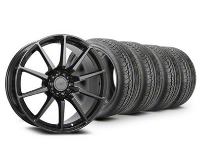 19x8.5 GT350 Style Wheel & Pirelli All-Season P Zero Nero Tire Package (15-23 Mustang GT, EcoBoost, V6)