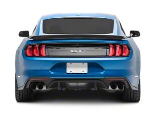GT350 Style Rear Trunk Spoiler – For Ford Mustang 2015-2021, Carbon Fiber Look ABS, Bolt-On Adhesive