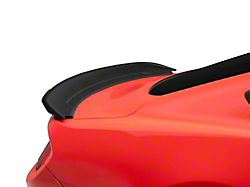 GT350 Track Pack Style Rear Spoiler; Matte Black (15-23 Mustang)