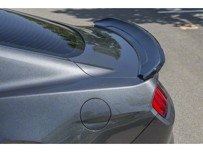 GT350 Track Pack Style Rear Spoiler; Matte Black (15-23 Mustang)