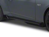 GT350R Performance Package Side Skirt Extensions; Glossy Black (24-26 Ford Mustang)