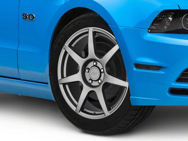 GT350R Style Charcoal Wheel; 19x8.5 (10-14 Mustang)